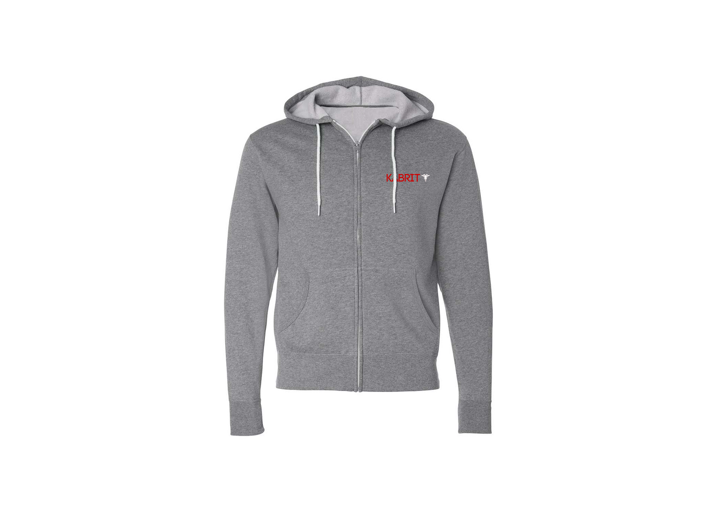 KABRIT Classic Minimalist Zip-up Hoodie