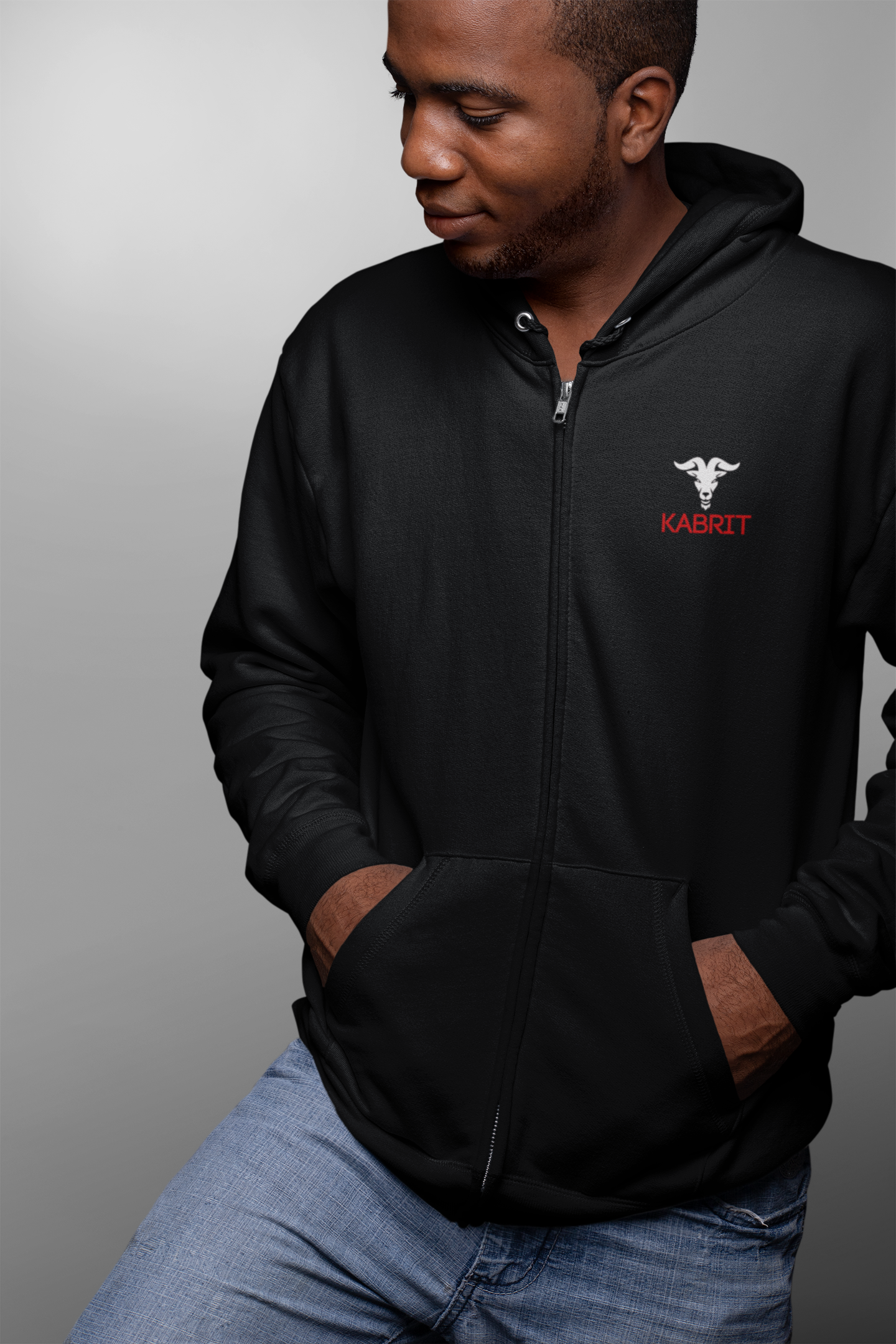 KABRIT Origin Minimalist Zip Hoodie